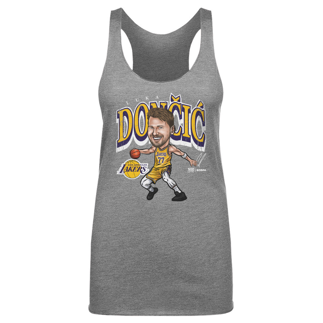 Luka Doncic Los Angeles Lakers Cartoon WHT
