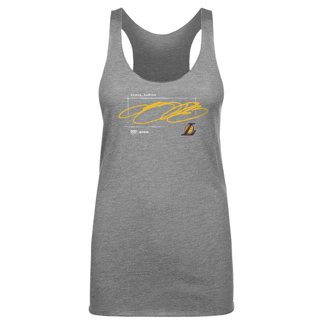LeBron James Los Angeles Lakers Signature WHT