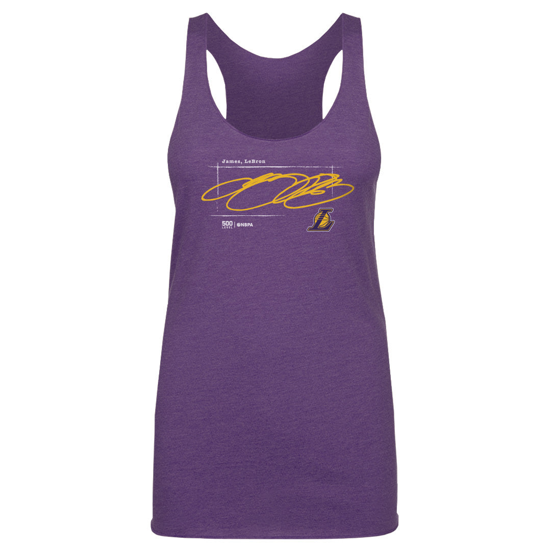 LeBron James Los Angeles Lakers Signature WHT