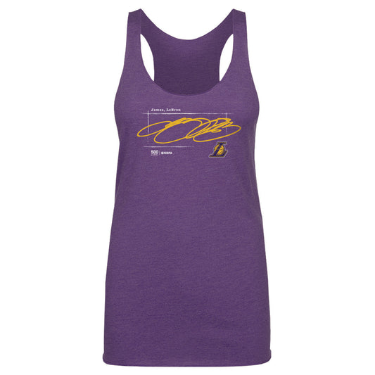 LeBron James Los Angeles Lakers Signature WHT
