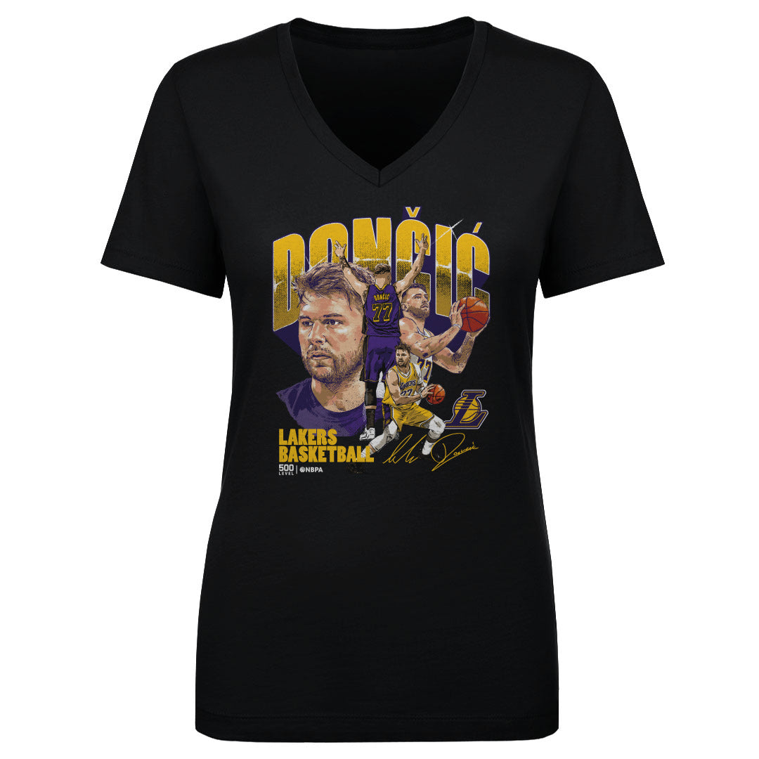 Luka Doncic Los Angeles Lakers Collage WHT