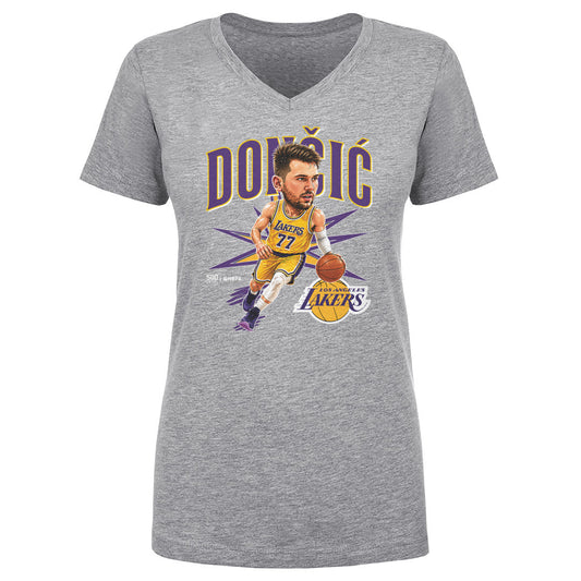Luka Doncic Los Angeles Lakers Big Head WHT
