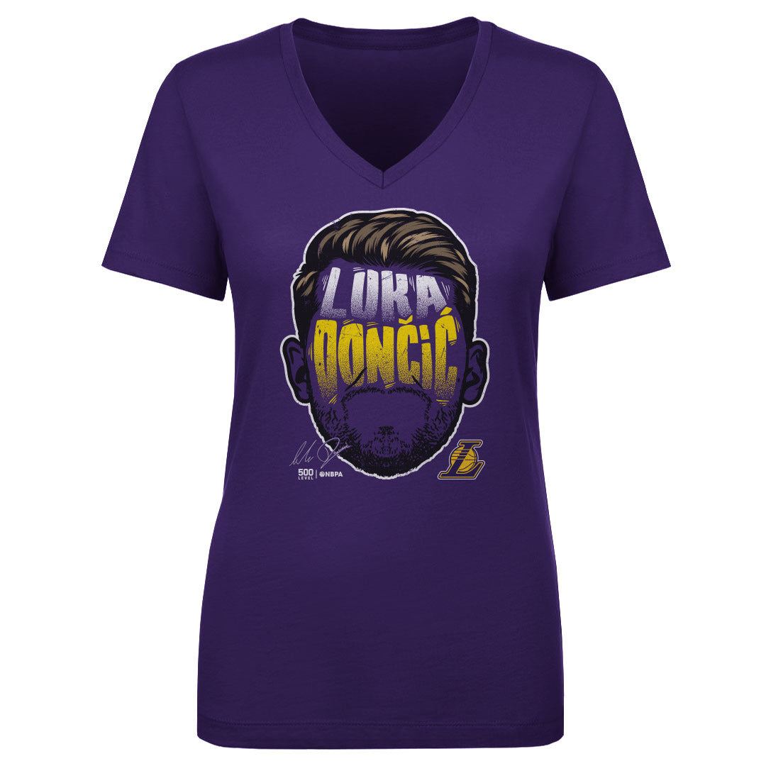 Luka Doncic Los Angeles Lakers Player Silhouette WHT