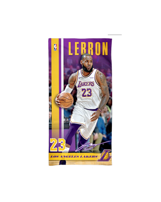 LeBron James Los Angeles Lakers  Beach Towel