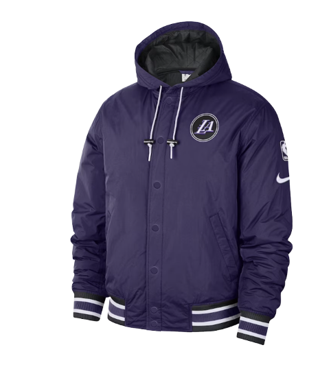 Lakers City Edition 22 Full-Snap Courtside Jacket