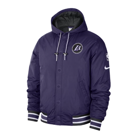 Lakers City Edition 22 Full-Snap Courtside Jacket