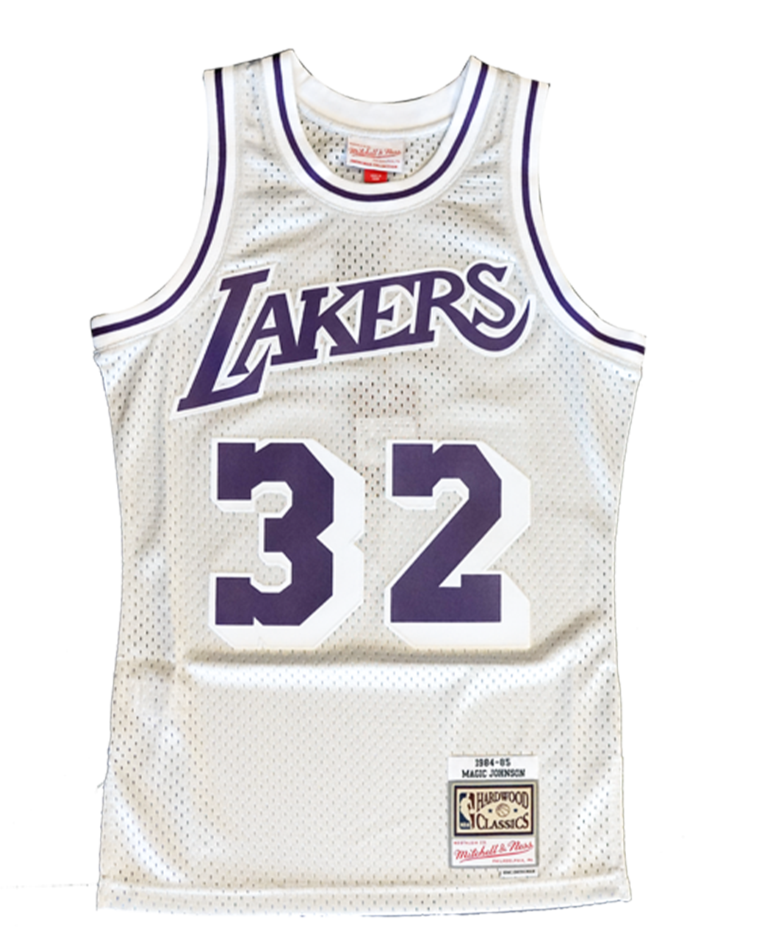 Los Angeles Lakers Platinum Magic Johnson Swingman Jersey