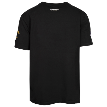 Lakers Hybrid Short Sleeve Blk Tee