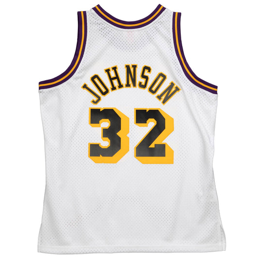Lakers 1984 Johnson Reload Black/White Jersey