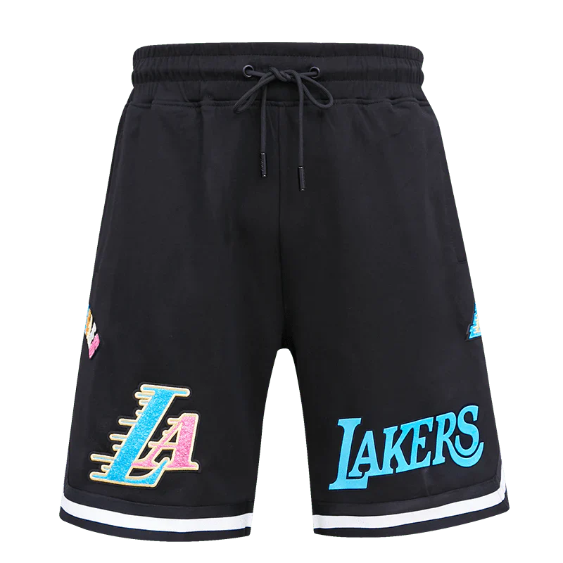 Los Angeles Lakers Washed Neon DK Shorts