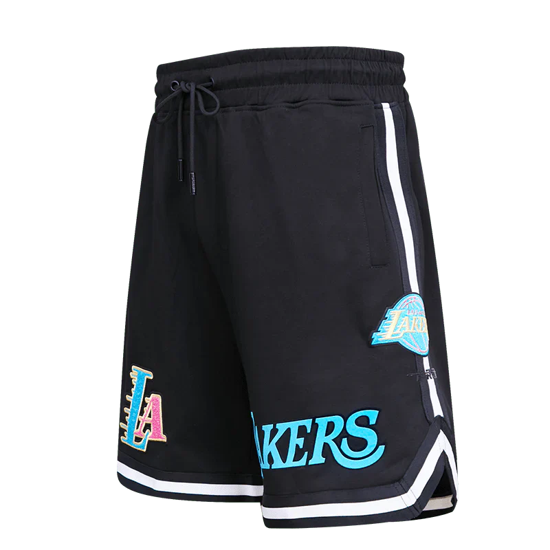 Los Angeles Lakers Washed Neon DK Shorts