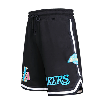 Los Angeles Lakers Washed Neon DK Shorts
