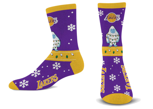 Lakers Sweater Yeti Socks